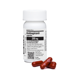 Molnupiravir bottle